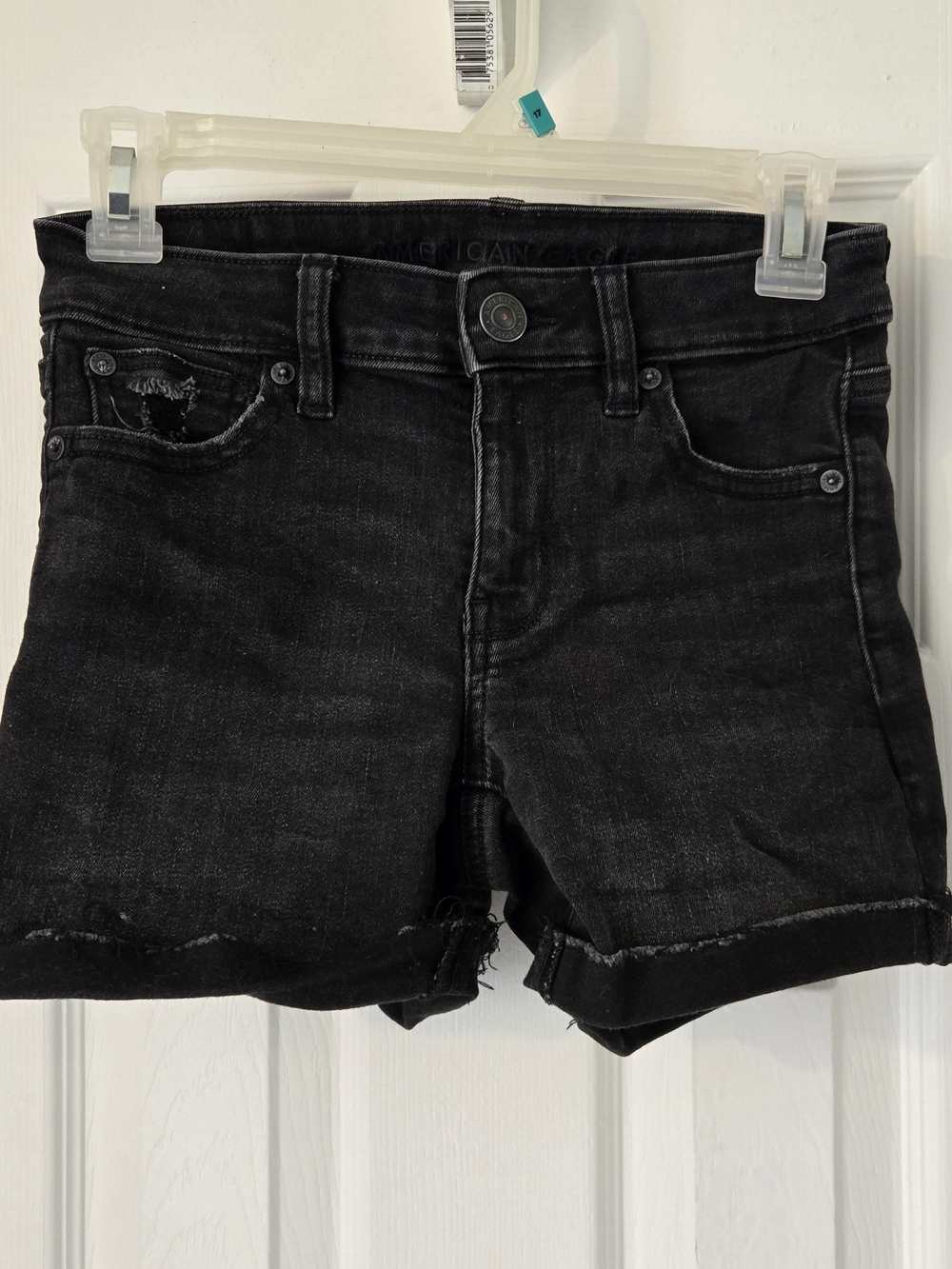 American Eagle Black Denim Shorts